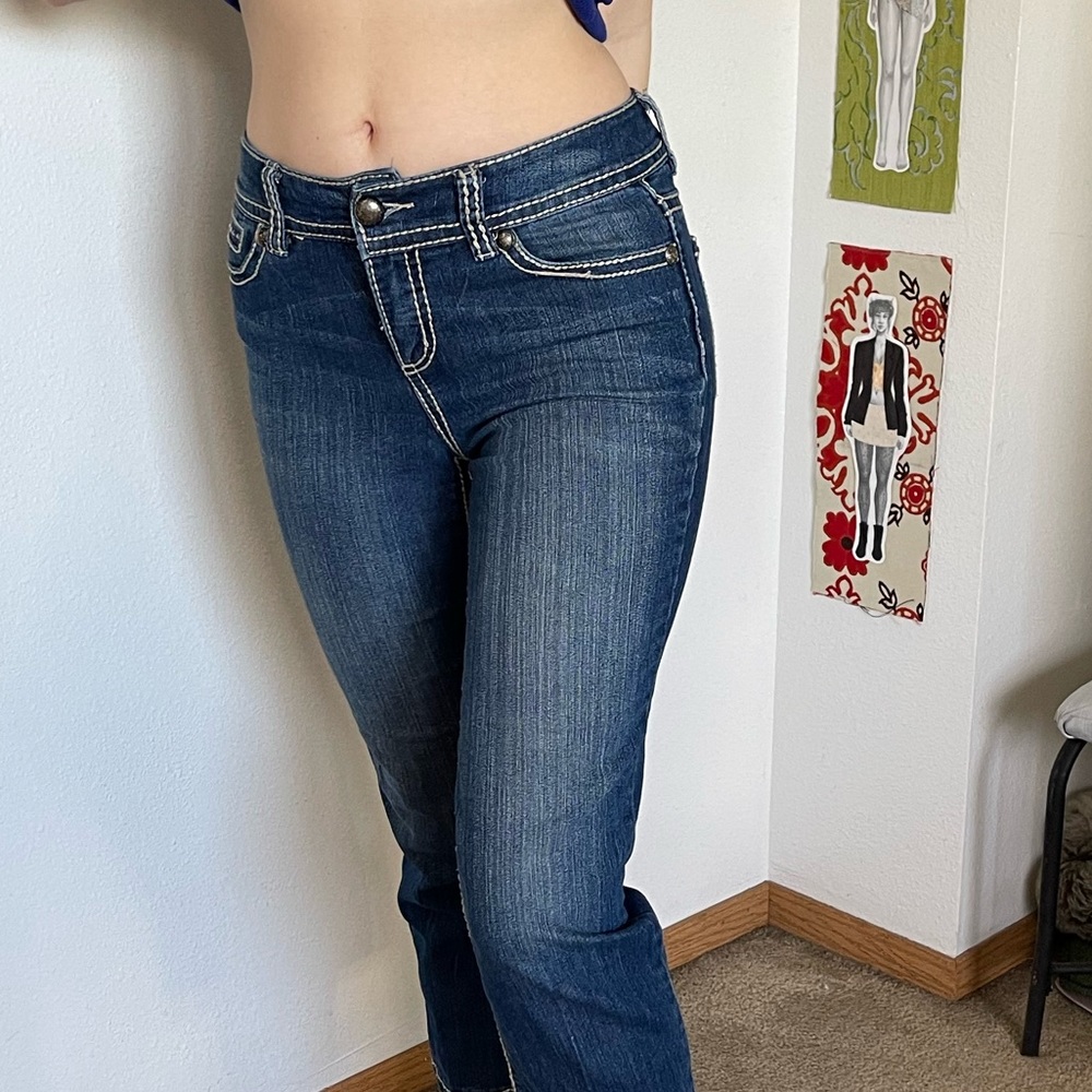 Code Bleu Rime-stone Jeans ✨🦋 - Picture 3 of 3
